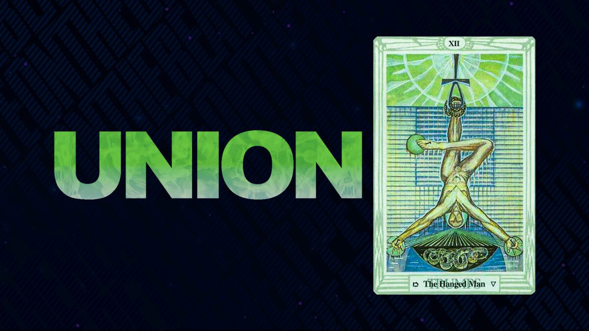 The Thoth Tarot Hanged Man card
